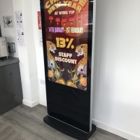 Freestanding Digital Menu